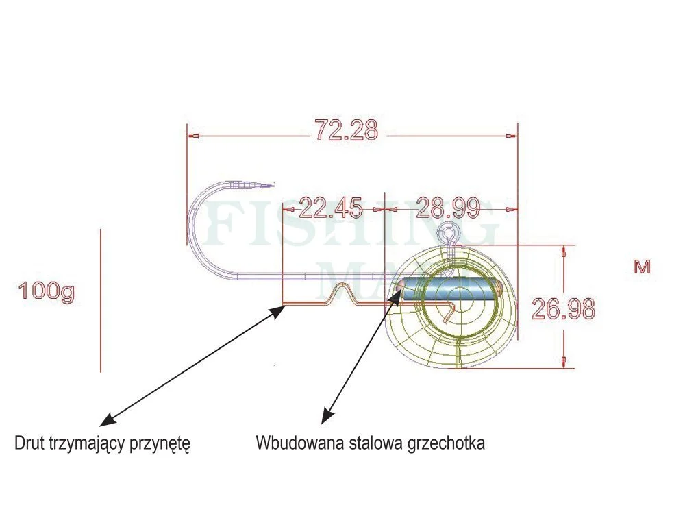Savage Gear Główki Jigowe Rattle Jig 4 Savage Gear Główki Jigowe Rattle Jig - obrazek 4