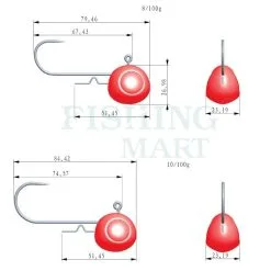Savage Gear Główki Jigowe Rattle Jig 6 Savage Gear Główki Jigowe Rattle Jig -Wędki Morskie Sklep gowki jiggowe rattle jig kb