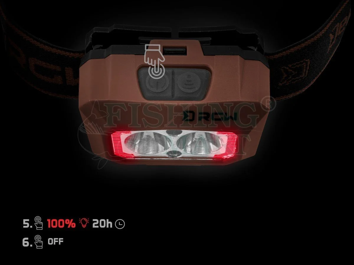 Delphin Latarka Czołowa RGW PRO 6 Delphin Latarka Czołowa RGW PRO - obrazek 6