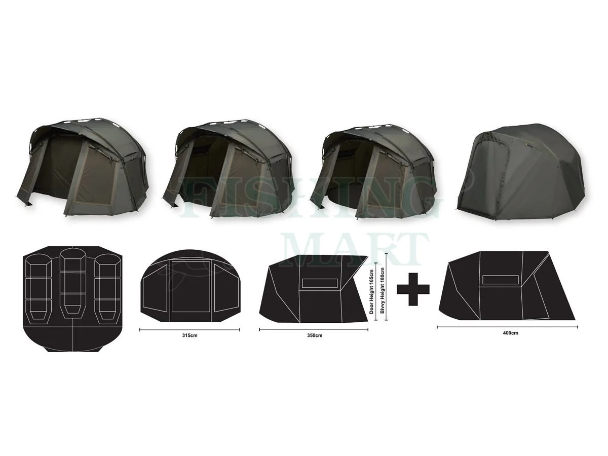 PROLOGIC Namiot Karpiowy Fulcrum Session Z Narzutą 2 PROLOGIC Namiot Karpiowy Fulcrum Session Z Narzutą - obrazek 2
